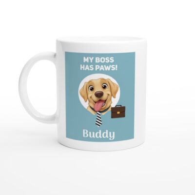 Personalized Mug - My Boss Has Paws!